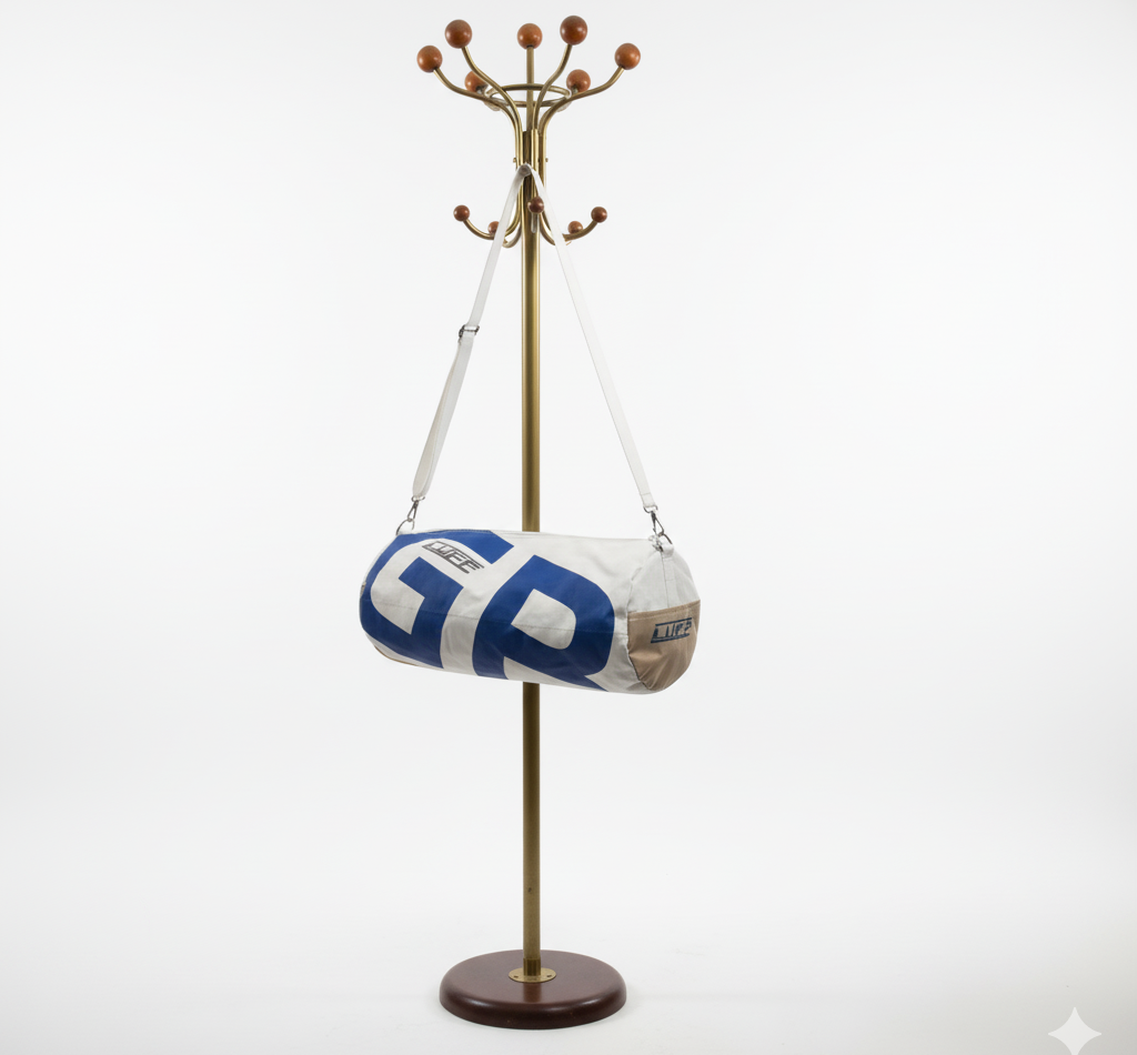 LUFF Duffle on coat stand